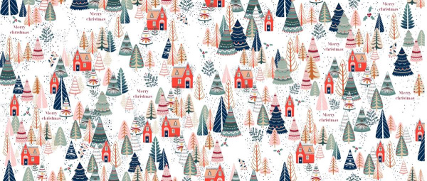 Скатерть 150*250 см, рогожка (Merri Christmas)