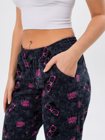 Брюки женские, модель 162, трикотаж (Панды)