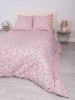 Комплект постельного белья 1,5-спальный, перкаль, детская расцветка (Арбузики, розовый)