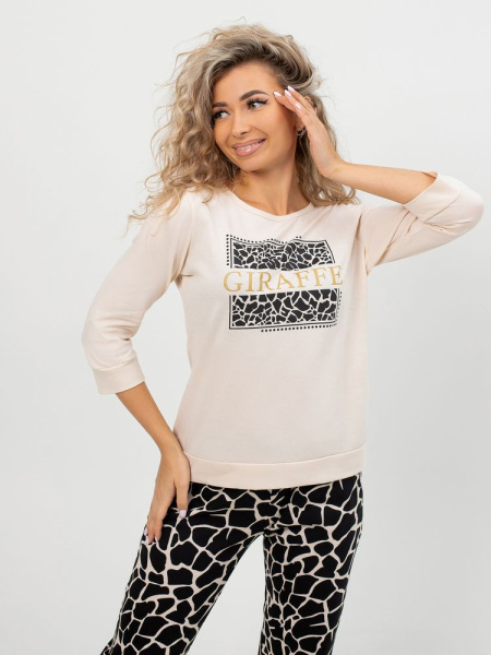 Костюм женский, модель 162, трикотаж (Жираф)