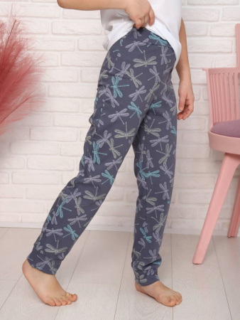 Брюки пижамные детские, модель 325, трикотаж (Стрекоза)