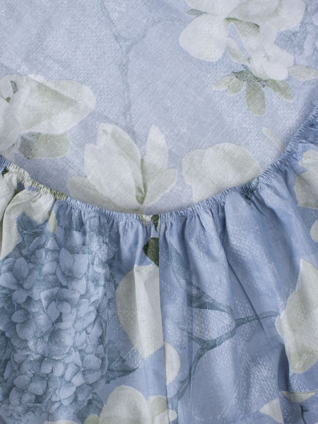 Простыня на резинке 180*200 см, перкаль, борт 25 см (Нигури)