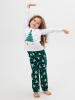 Пижама детская, модель 324, трикотаж (Змейка, зелёный)