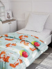 Пододеяльник 1,5-спальный, перкаль, детская расцветка (Лисята)
