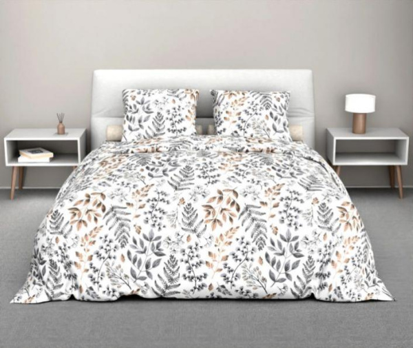 Пододеяльник Евро 200*220 см, бязь "Комфорт" (Листопад)
