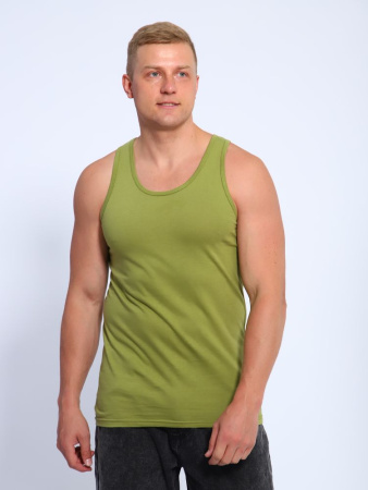 Майка мужская, модель 216, трикотаж (Хаки)