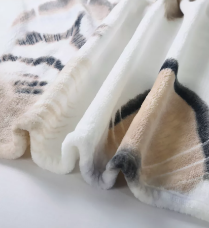 Плед 145*210 см, Велсофт  (Перья)