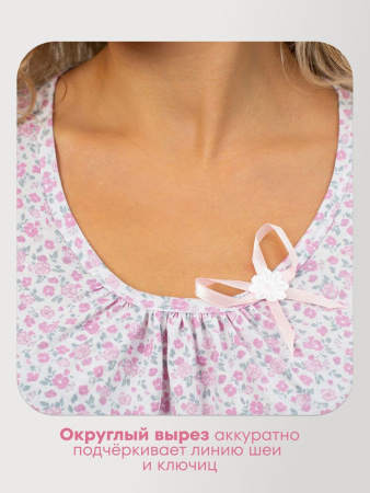 Сорочка ночная женская,мод. 426,трикотаж (Кармен, розовый )