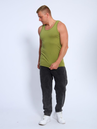 Майка мужская, модель 216, трикотаж (Хаки)