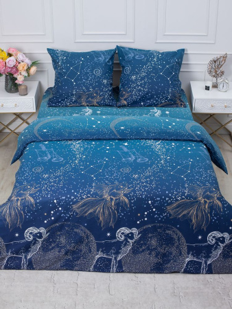 Комплект постельного белья Семейный, перкаль (Млечный путь)
