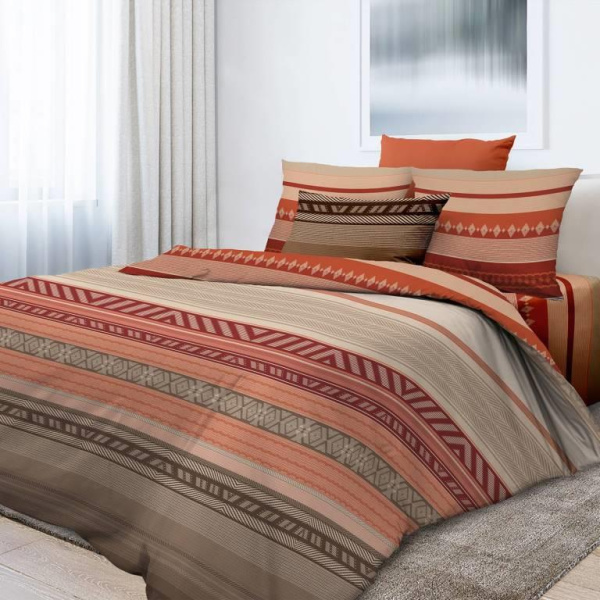 Простыня на резинке 200*200 см, бязь "Люкс", борт 20 см (Dakar)