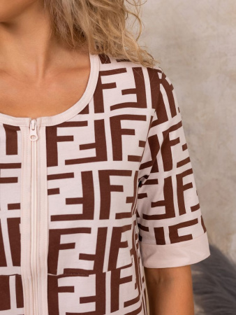 Халат женский, модель 124,трикотаж  (Лабиринт)