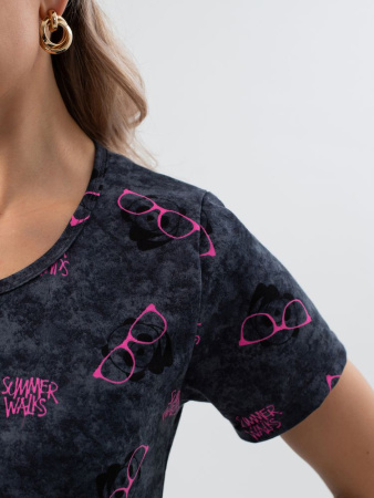 Туника женская, модель 172, трикотаж (Панды)