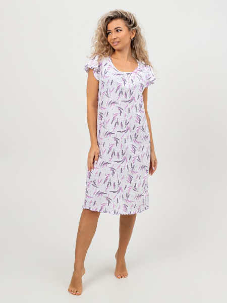 Сорочка ночная женская,мод. 426,трикотаж (Лаванда)