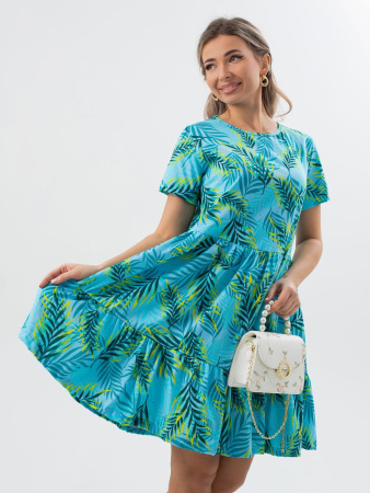 Платье женское, модель 174, трикотаж (Флора)