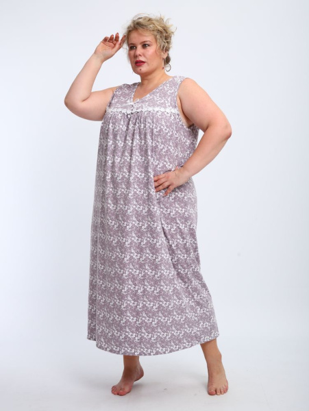 Сорочка ночная женская,мод. 431, трикотаж 60-70 (Ксения)