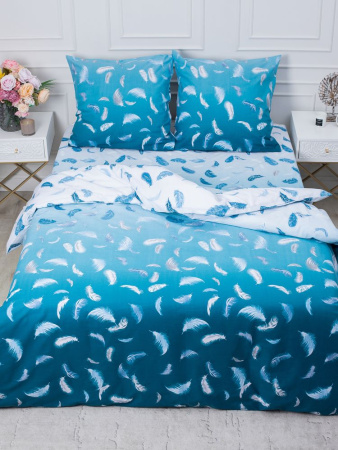 Простыня на резинке 120*200 см, перкаль, борт 25 см (Нежный сон)