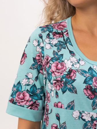 Халат женский, модель 124,трикотаж  (Розалия )