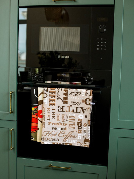 Комплект полотенец 48*60 см, 3 шт., рогожка (Время чаепития)