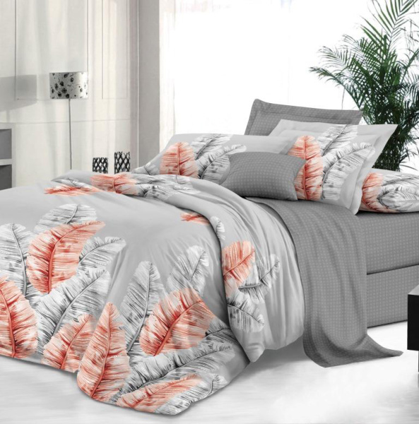 Комплект постельного белья 1,5-спальный, сатин "Престиж" (Маракай)