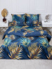 Комплект постельного белья Евромакси, перкаль (Мира, синий)