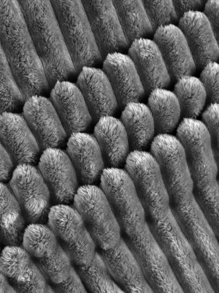 Плед 175*210 см, Велсофт - жаккард, Нежность (Серый-страйп)