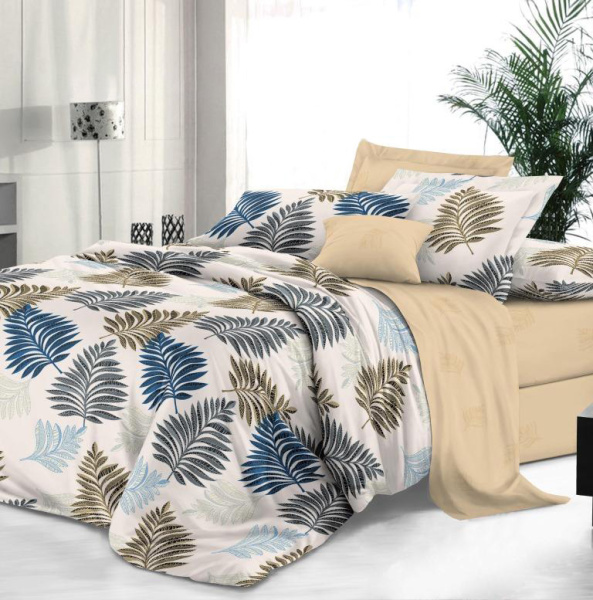 Комплект постельного белья 1,5-спальный, сатин "Престиж" (Лучиана)