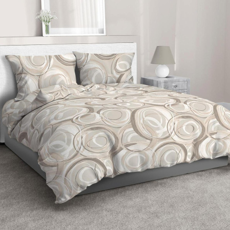 Простыня на резинке 120*200 см, перкаль, борт 25 см (Кимберли)