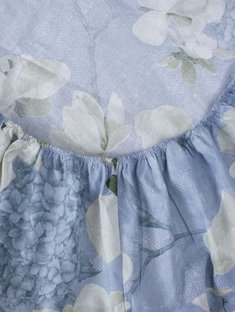 Простыня на резинке 120*200 см, перкаль, борт 25 см (Нигури)