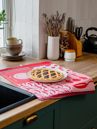 Комплект полотенец 48*60 см, 3 шт., рогожка (Готовим дома)