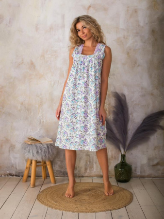 Сорочка ночная женская, мод. 449, трикотаж (Прелесть (сиреневый))