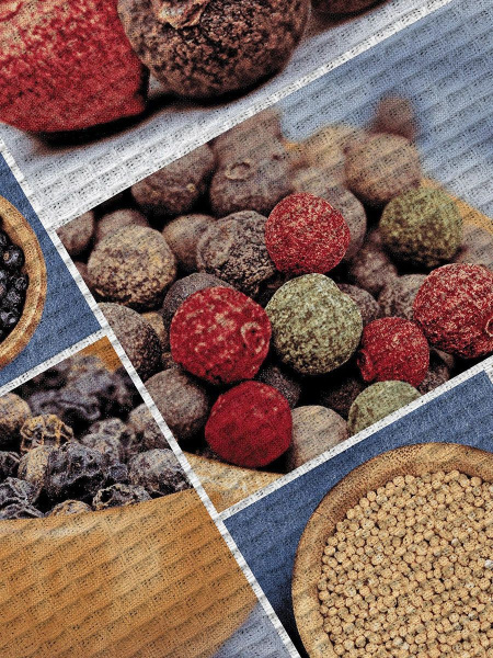 Полотенце 50*60 см вафельное (Четыре перца)