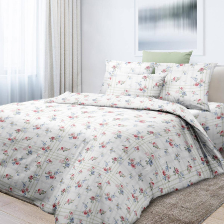 Простыня на резинке 120*200 см, бязь "Люкс", борт 25 см (Юнона)