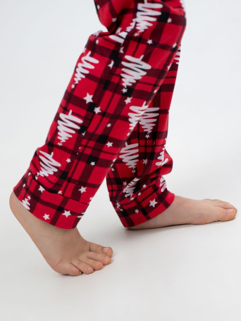 Пижама детская, модель 324, трикотаж (Змейка, красный)