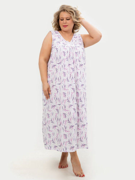 Сорочка ночная женская,мод. 431, трикотаж 60-70 (Лаванда)