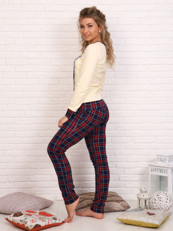 Пижама женская, модель 156, трикотаж (Мишка)