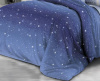 Пододеяльник Евро 200*220 см, на молнии, поплин (Ночное небо (основа))