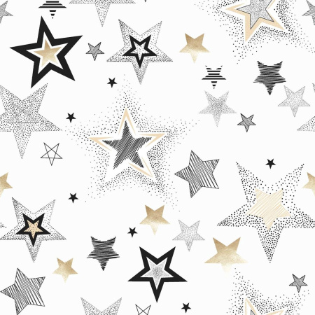 Комплект постельного белья Евромакси, бязь  ГОСТ (Звездный час, бежевый)