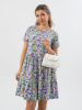 Платье женское, модель 174, трикотаж (Незабудка)