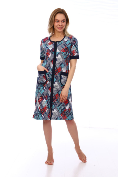 Халат женский, модель 124,трикотаж  (Мираж)