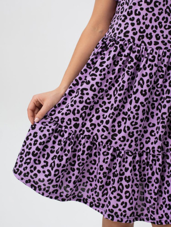 Платье женское, модель 174, трикотаж (Лео, сиреневый)