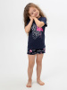 Пижама детская, модель 326, трикотаж (Фламинго, синий)