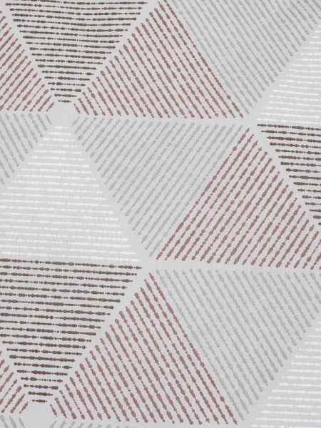 Наволочка 40*60 см, бязь "Комфорт" (Галактика, шоколад)