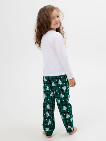 Пижама детская, модель 324, трикотаж (Змейка, зелёный)