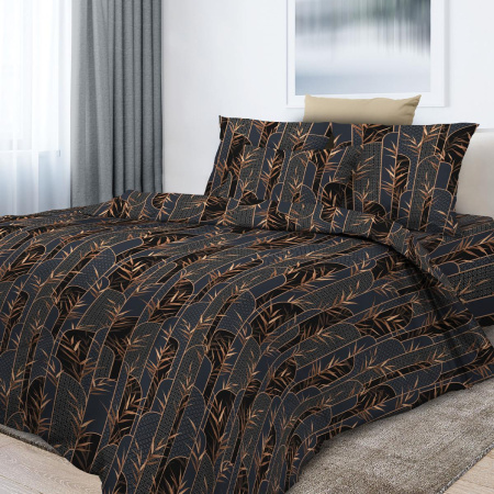 Простыня на резинке 200*200 см, перкаль, борт 25 см (Премиато)