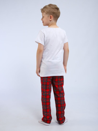 Пижама детская, модель 328, трикотаж (Новый год)