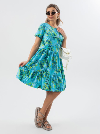 Платье женское, модель 174, трикотаж (Флора)