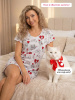 Сорочка ночная женская,мод. 450,трикотаж (Котики)