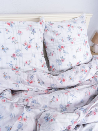 Простыня на резинке 200*200 см, бязь "Люкс", борт 25 см (Юнона)