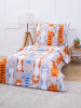 Комплект постельного белья 1,5-спальный, бязь "Комфорт", детская расцветка (Кот батон)